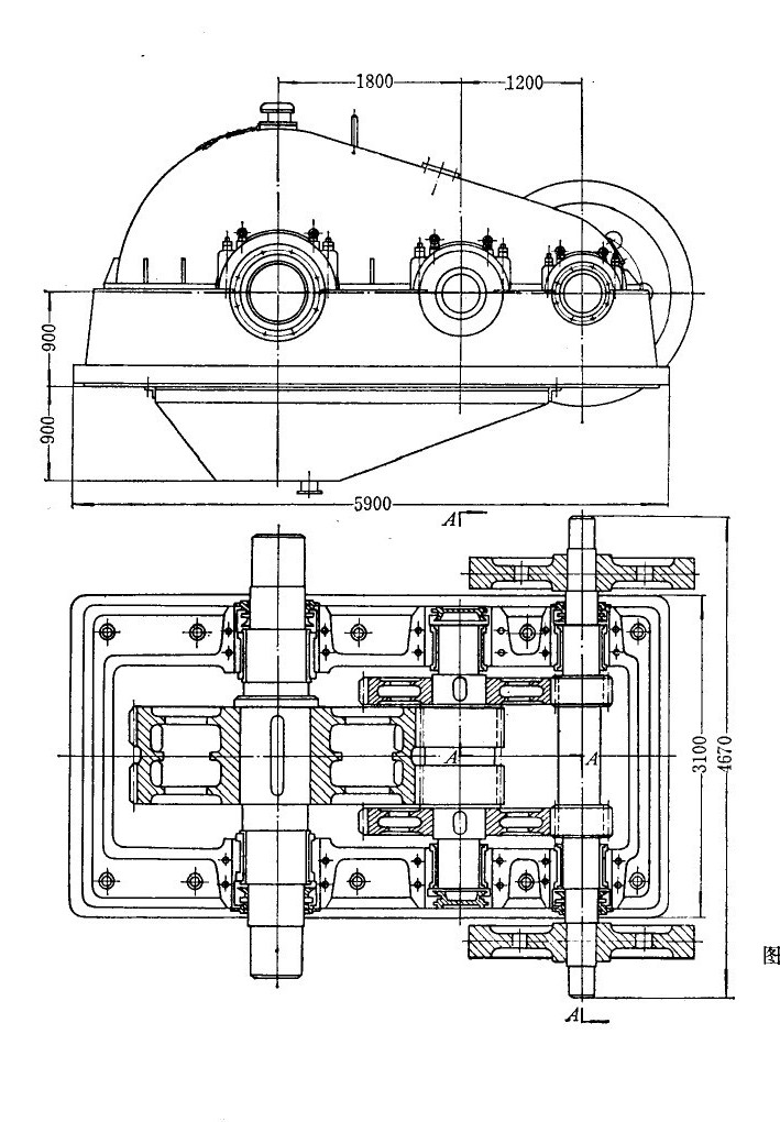 軋鋼機(jī)齒輪減速機(jī)